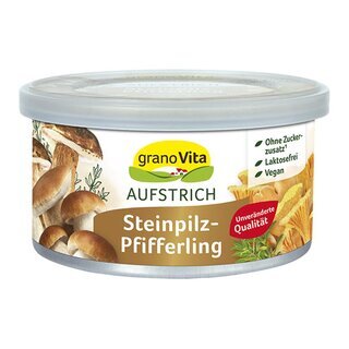 Granovita Vegetarische Pastete Steinpilz-Pfifferling 125g