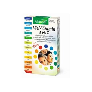 Alsiroyal Viel-Vitamin A-Z 30Kapseln