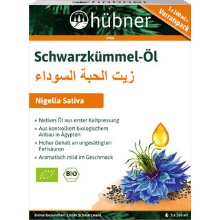 Hübner Schwarzkümmelöl, bio 300ml