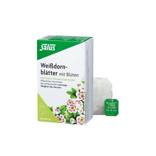 Salus Weißdornblätter mit Blüten Tee Bio - 15 Filterbeutel