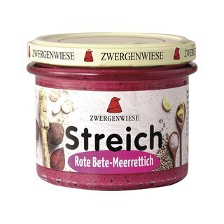 Zwergenwiese Rote-Bete-Meerettich Streich glutenfrei 180g