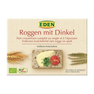 Eden Roggen-Dinkel Knäcke, bio