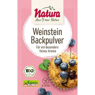 Natura Weinstein Backpulver, bio 54g