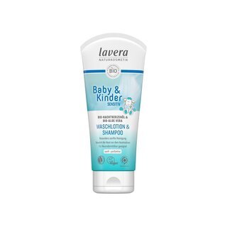 Lavera Baby & Kinder Sensitiv Waschlotion & Shampoo 200ml