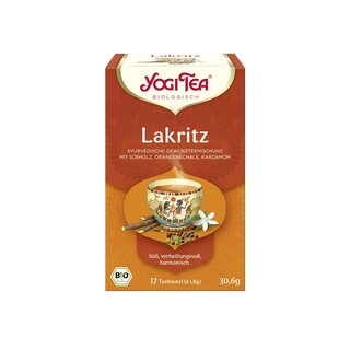 Golden Tempel Yogi Lakritz Tea 17FB