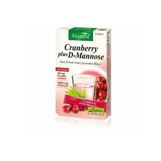 Alsiroyal Cranberry plus D-Mannose 10 Sticks