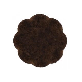 HEITMANN 100% Australische Merino Lammfellteppiche Voll Waschbar,versch gren und Farben Braun