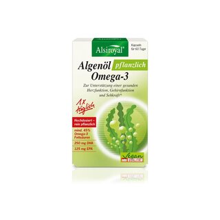 Alsiroyal Algenöl pflanzlich Omega-3  30Stück