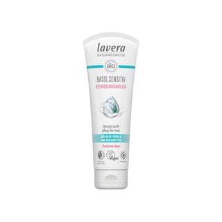 Lavera basis sensitiv REINIGUNGSMILCH Bio-Aloe Vera & Bio-Sheabutter 125ml