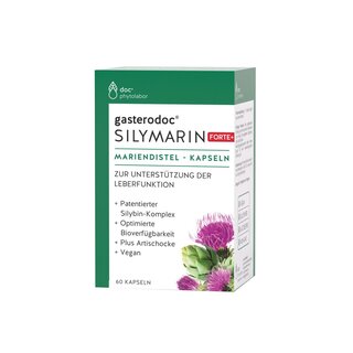 Gasterodoc SILYMARIN FORTE+ Mariendistel-60Kapseln