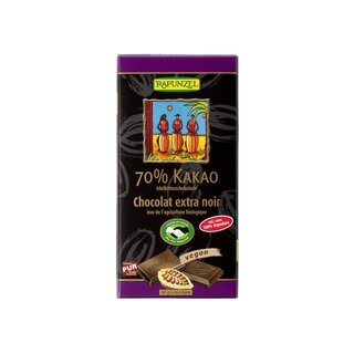 Rapunzel Schokoladen Edelbitter Schokolade 70% Kakao (Rapadura) HIH