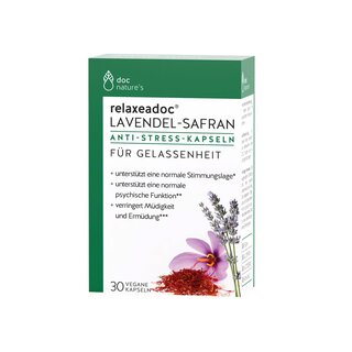 Gasterodoc relaxeadoc Lavendel-Safran Anti-Stress-Kaps. 30 Stck