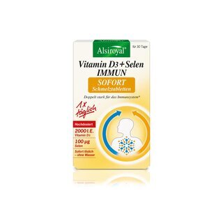 Alsiroyal Vitamin D3 + Selen Immun 30stk