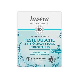 Lavera Festes Pflegeshampoo basis sensitiv Feuchtigkeit & Pflege 50g