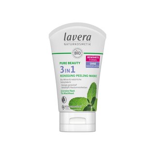Lavera PURE BEAUTY 3in1 Reinigung - Peeling - Maske 125ml