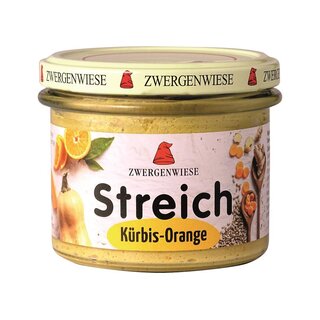 Zwergenwiese Kürbis Orange Streich. bio 180g