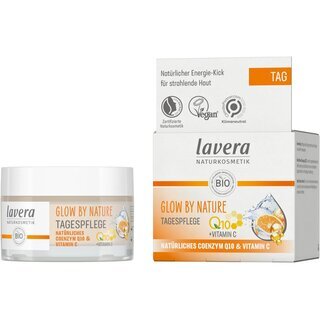 Lavera GLOW BY NATRUE TAGESPFLEGE Natrliches Coenzym Q10 & Vitamin C 50ml