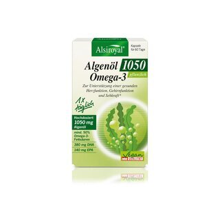 Alsiroyal Algenöl Omega-3 1050 60Stück
