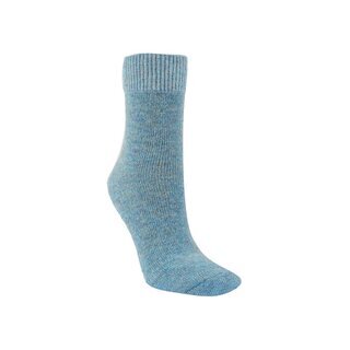 2 Paar Glatt gestrickt Lammwoll Socken  versch. Farben und Größen 35-38 hellblau/dunkelblau