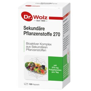 Dr.Wolz Sekundäre Pflanzenstoffe 270 (120Kapseln)