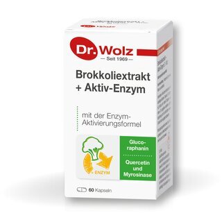 Dr.Wolz Brokkoliextrakt + Aktiv-Enzym, 60 Kapseln