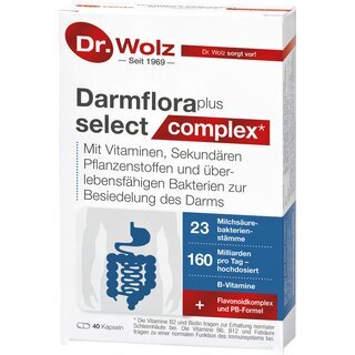 Dr. Wolz Darmflora plus select COMPLEX 40Kapseln